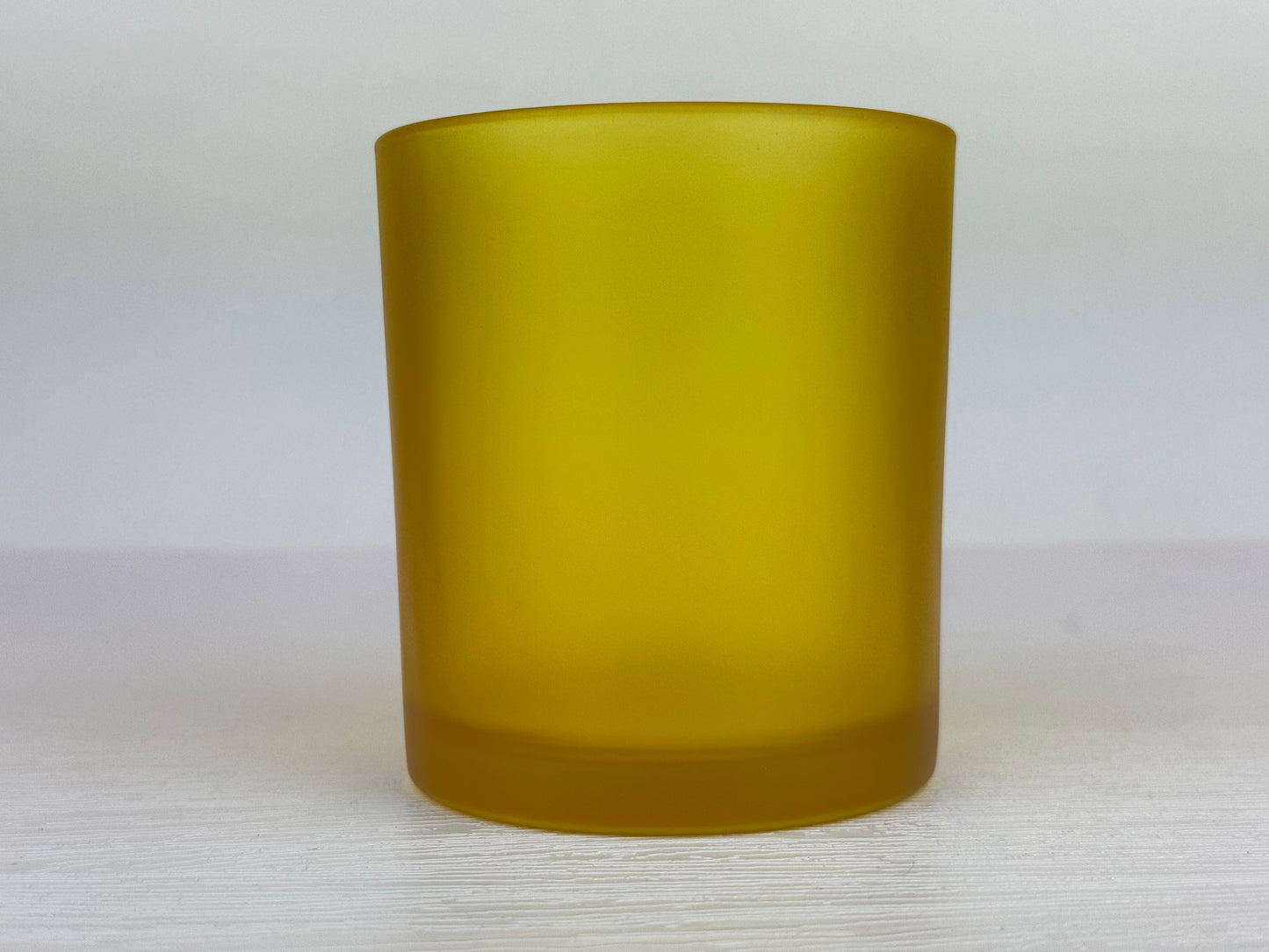 Kerzenglas gelb - MATT