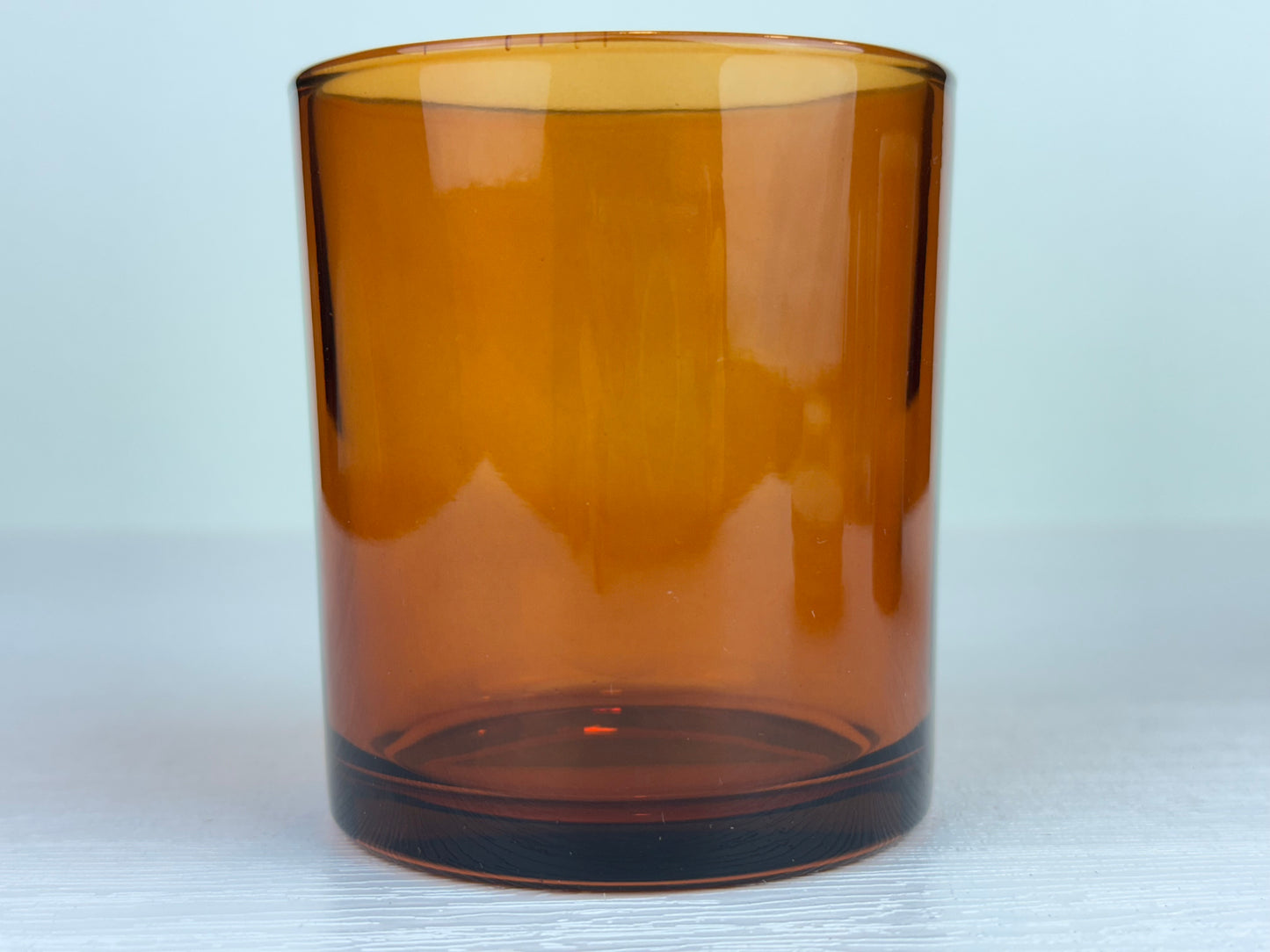 Kerzenglas braun - TRANSPARENT