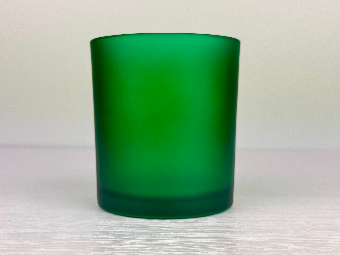 Kerzenglas grün- MATT