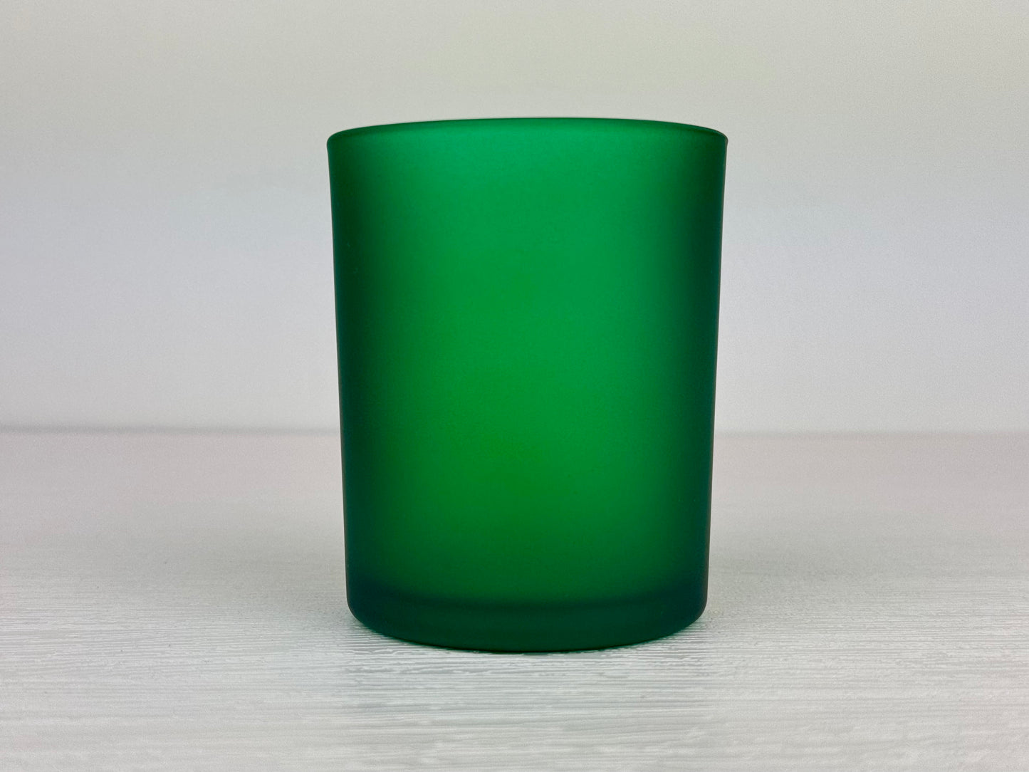 Kerzenglas grün- MATT