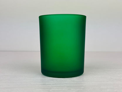 Kerzenglas grün- MATT