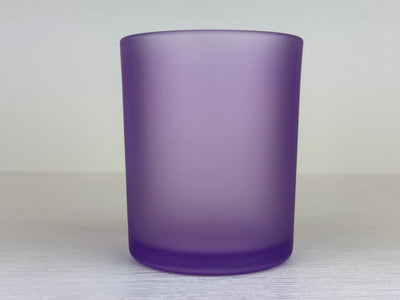Kerzenglas violett- MATT