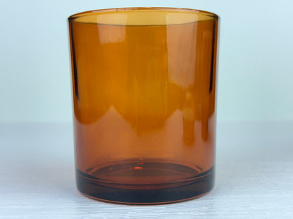 Kerzenglas braun - TRANSPARENT