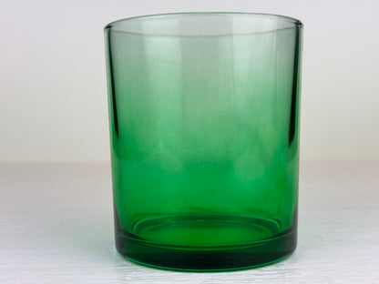 Kerzenglas grün - TRANSPARENT
